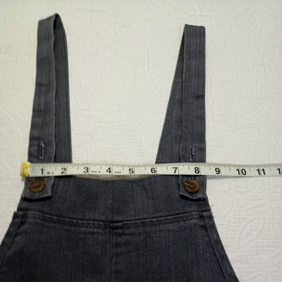 Sozy Overalls Soft Cozy Womens S Gray Adjustable Straps Side Pockets - Picture 8 of 10